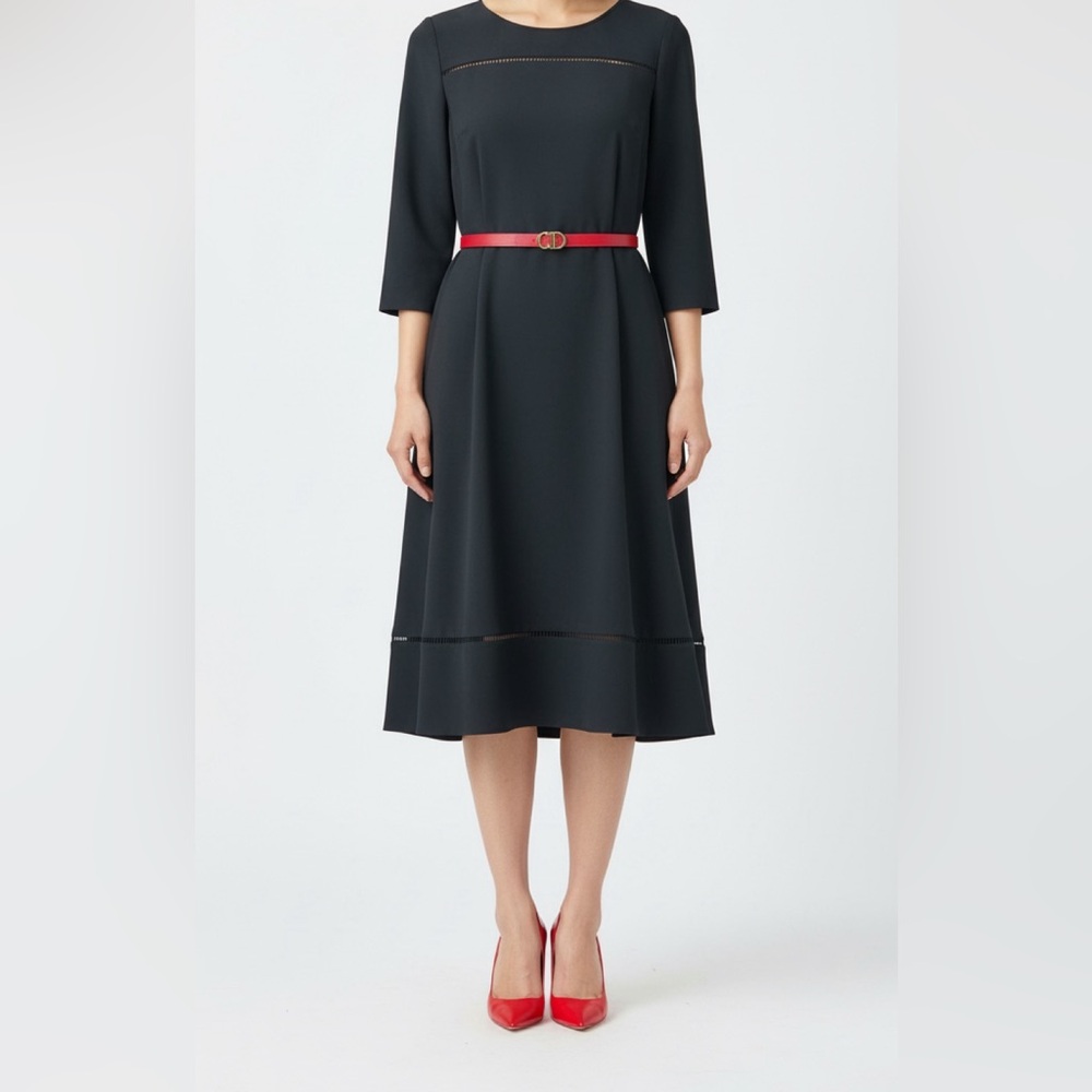 Black work dress